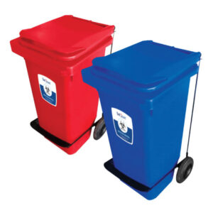 Waste Bins with Wheels (Deluxe) - Foot Paddle Optional