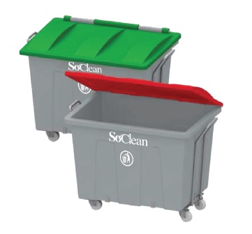 Soclean Bulk Waste Collection Trolleys 